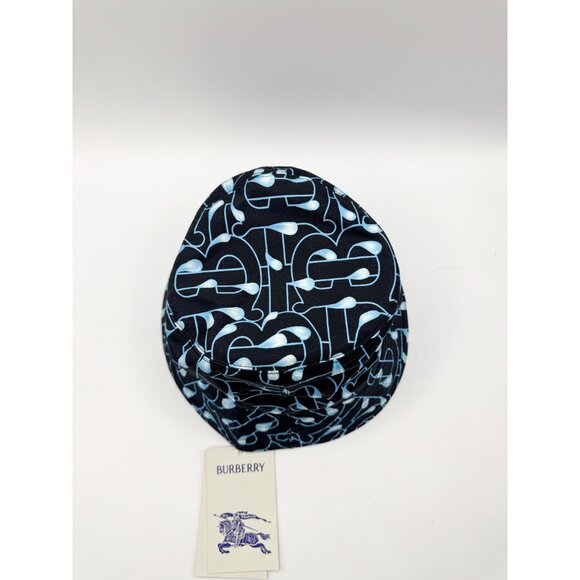 Burberry Bucket Burberry Multicolor Monogram Logo Print Cotton Bucket Hat main image 5